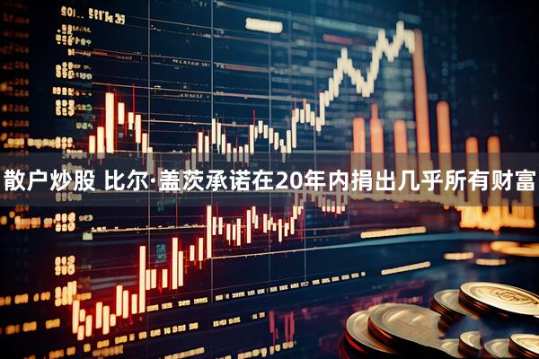散户炒股 比尔·盖茨承诺在20年内捐出几乎所有财富