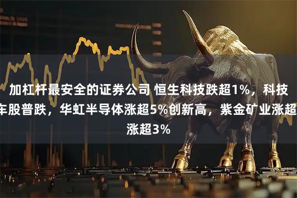 加杠杆最安全的证券公司 恒生科技跌超1%,科技汽车股普跌,华虹半导体涨超5%创新高,紫金矿业涨超3%